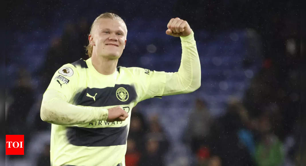 Erling Haaland strikes as Manchester City sink Crystal Palace | Football News – Times of India
