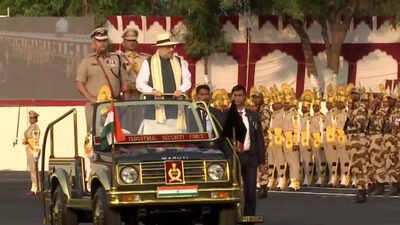 Zero tolerance towards terrorism and naxalism, says Amit Shah during 54th CISF Raising day in Hyderabad