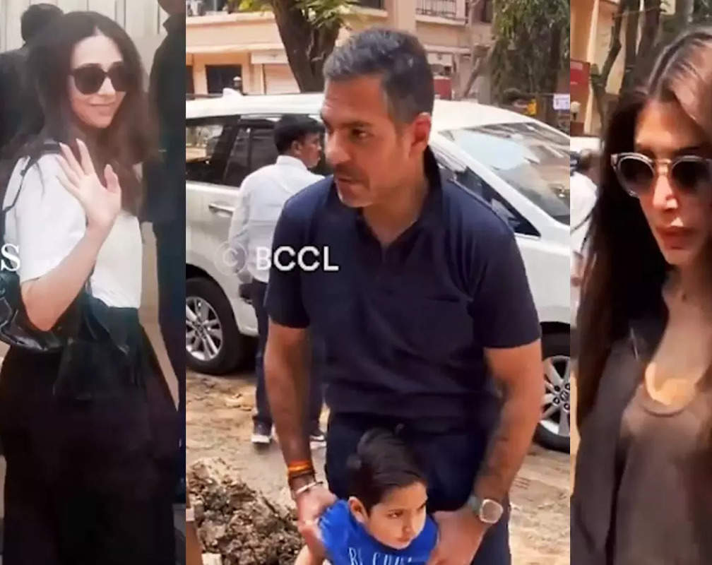 
Karisma Kapoor reunited with ex-husband Sunjay Kapoor for son's birthday; his wife Priya Sachdev with kids also arrive for the lunch; netizens say 'Inke alag hi rishte chalte hai'
