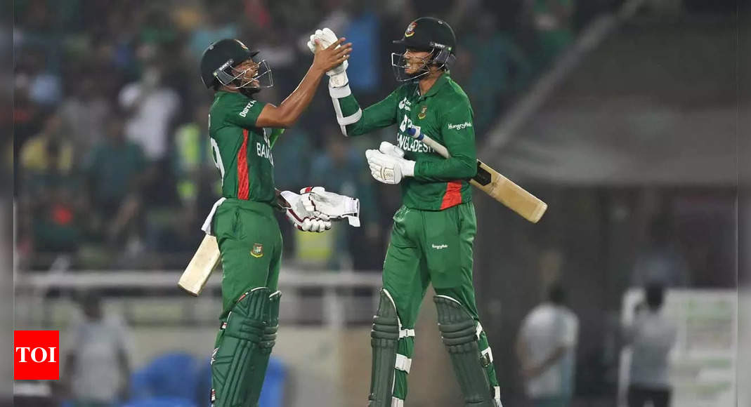 2nd T20I: Bangladesh claim shock series win over world champions England | Cricket News – Times of India