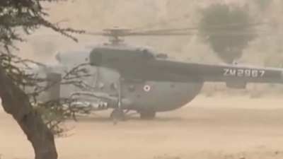 IAF helicopter makes emergency landing in Jodhpur after glitch
