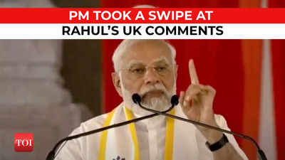 It's unfortunate that in London questions were raised about India's democracy: PM Modi