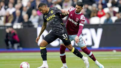 West Ham out of relegation zone with 1-1 draw with Aston Villa