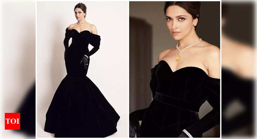 Oscars 2023: Deepika Padukone channels old Hollywood glamour in an elegant back gown – Times of India