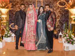 Shaarib Sabri & Sufiya Iram Siddiqui’s wedding reception was a starry affair