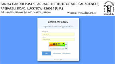 SGPGIMS Staff Nurse admit card 2023 released, download here