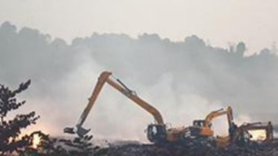 10 days on, Kochi waste plant blaze still continues