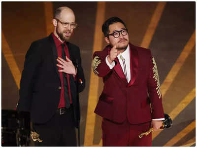 Daniel Kwan and Daniel Scheinert filmmaking duo behind 'Everything Everywhere All at Once' win Oscar for Best Director