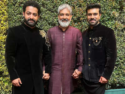 Jr NTR, Ram Charan and SS Rajamouli: Here's what the winning 'Team RRR' wore to the Oscars 2023