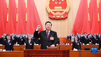Xi Jinping calls for upholding Chinese Communist Party leadership as Parliament ends annual session