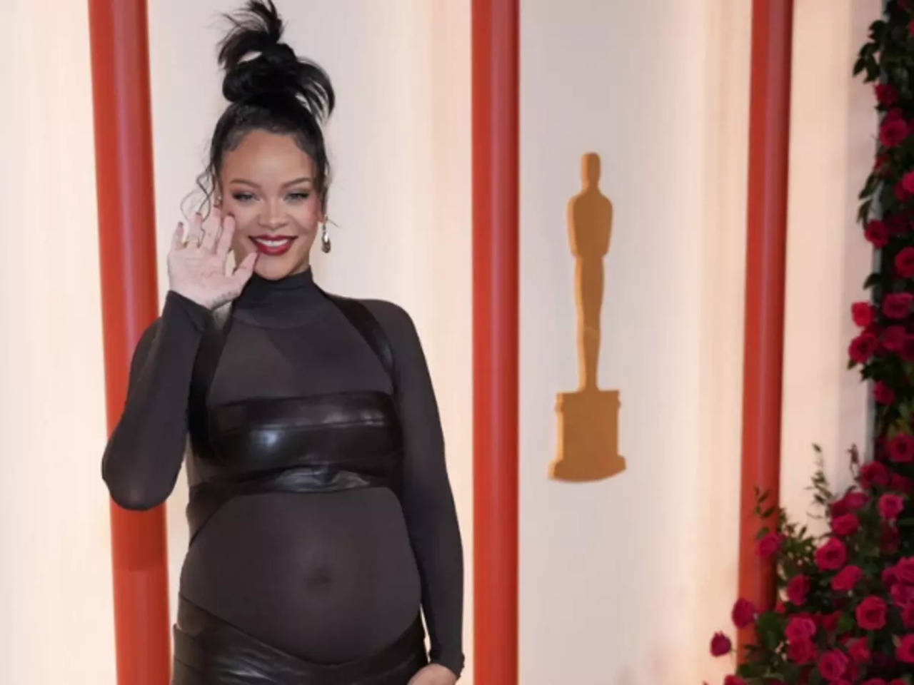 Rihanna's bold maternity fashion on Oscars red carpet