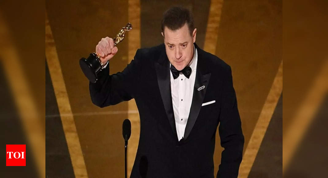 Oscars 2023: Brendan Fraser Wins Best Actor Award | English Movie News ...