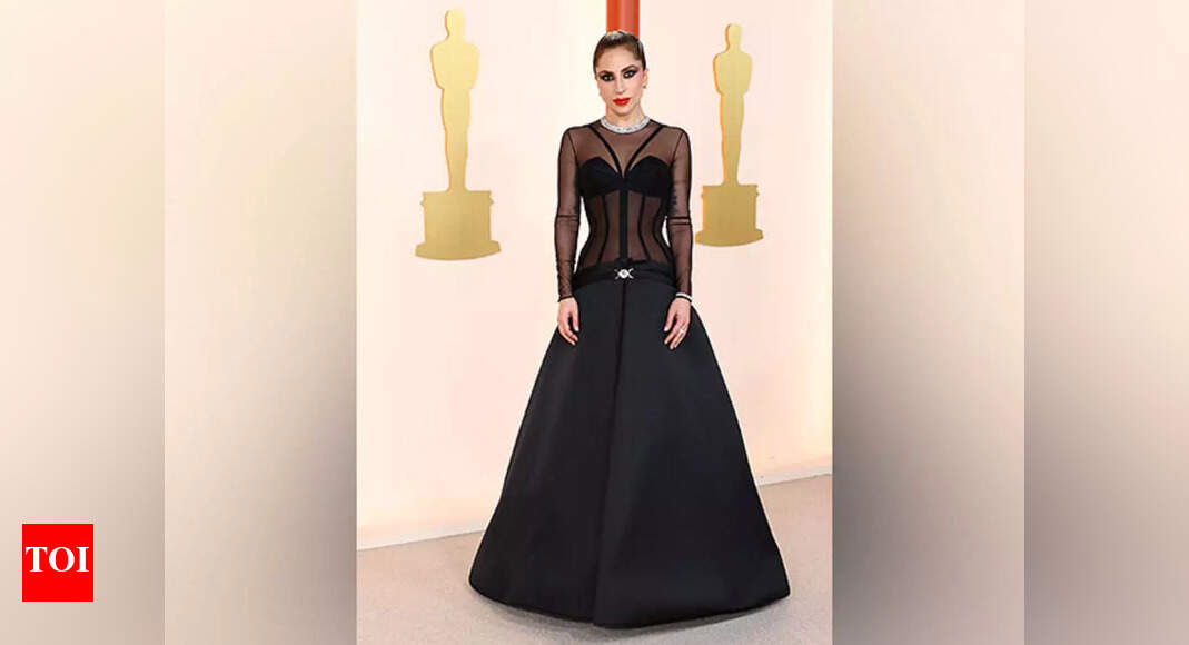Famous Lady Gaga Outfits Lady Gaga At Oscars 2023: Slays In Sheer Gown Wows  On Stage