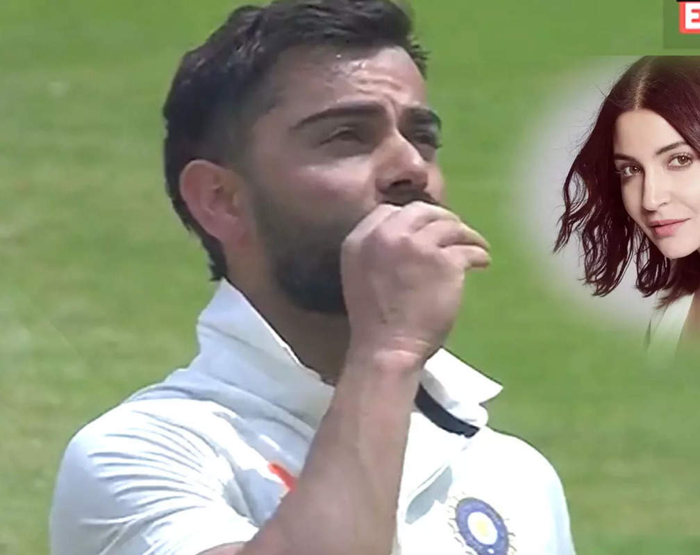
Virat Kohli’s adorable gesture for Anushka Sharma after scoring century wins netizens’ hearts
