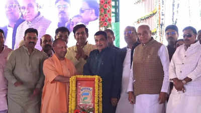 Boost for Bundelkhand: Gadkari, Yogi kick off Rs 1,400 crore four-lane project between Jhansi & Khajuraho, lay foundation for 9 projects