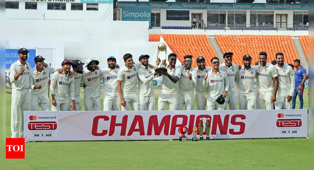 India clinch Border-Gavaskar Trophy 2-1 and qualify for WTC final | Cricket News – Times of India