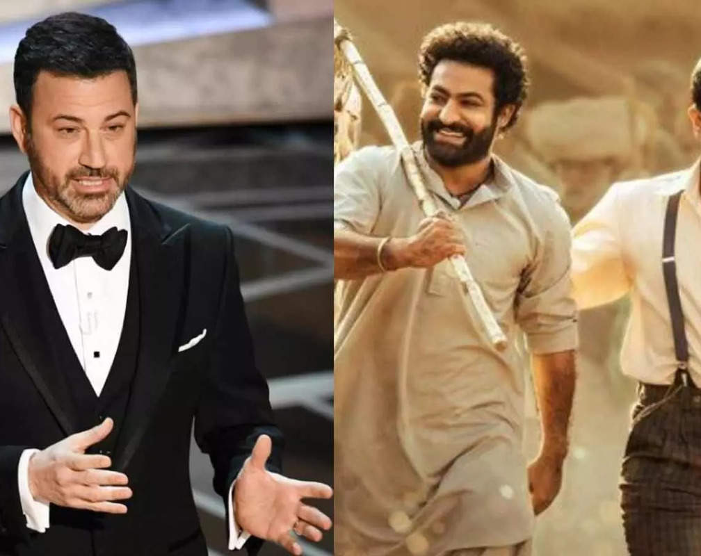 
Twitterati slams Oscar Awards host Jimmy Kimmel for referring to ‘RRR’ as a Bollywood film instead of a Telugu film
