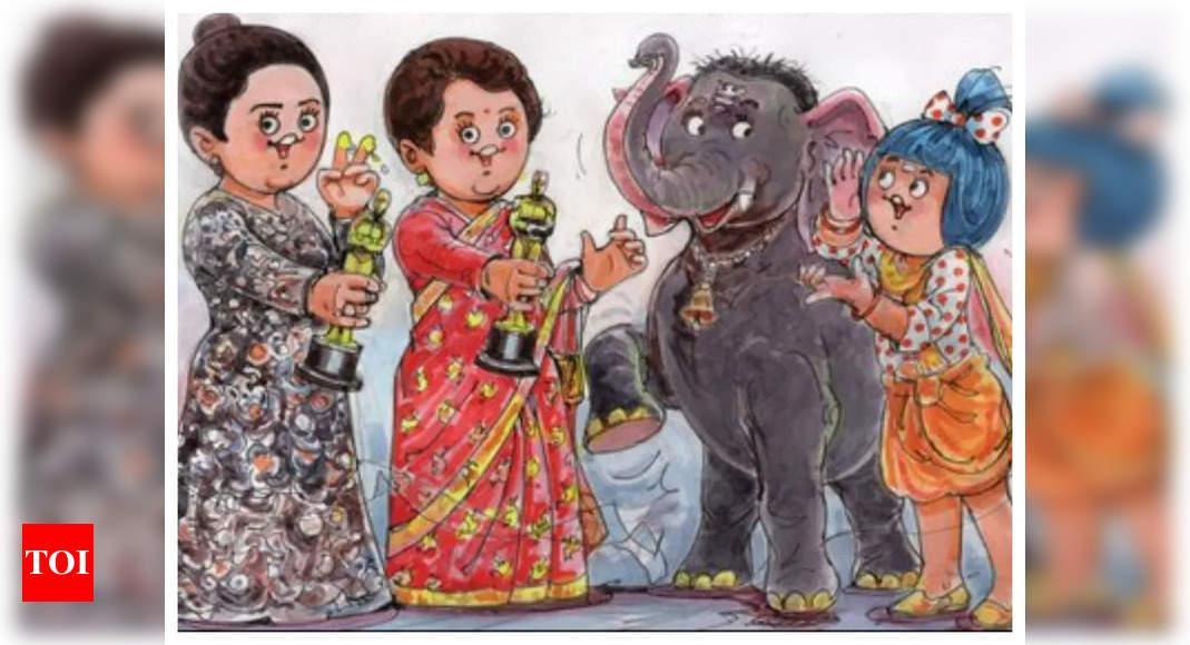 A popular Indian dairy brand pays a tribute to The Elephant Whisperer’s win at the Oscars; Guneet Monga REACTS – See photo – Times of India