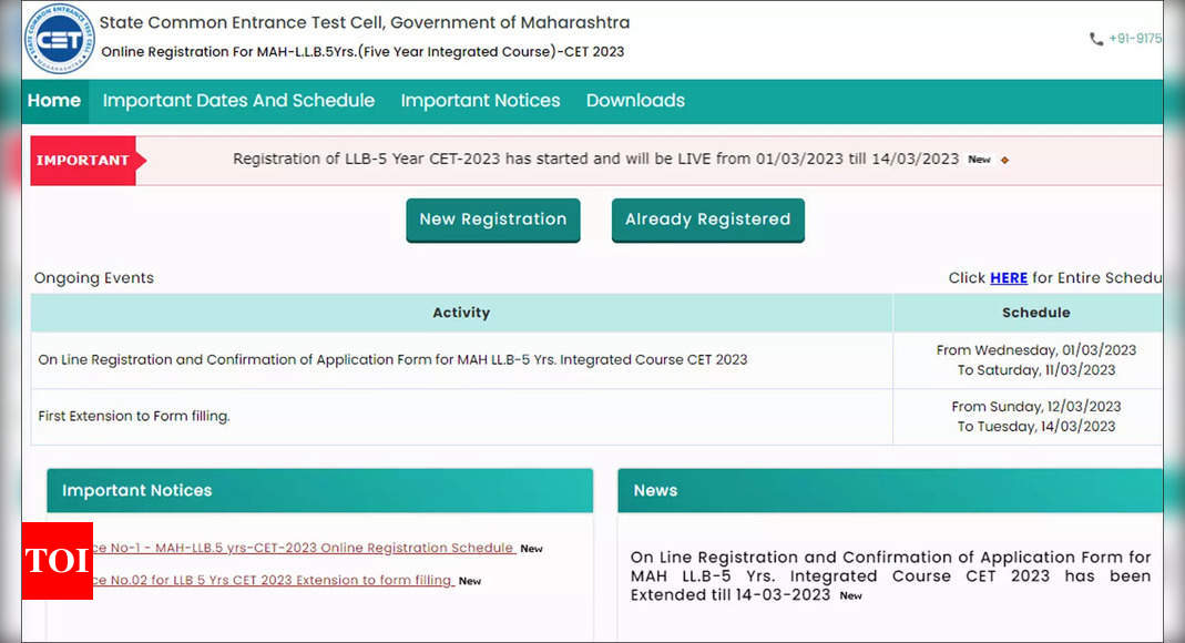 MHT CET 2023: 5-year LLB software closes at this time, apply on cetcell.mahacet.org