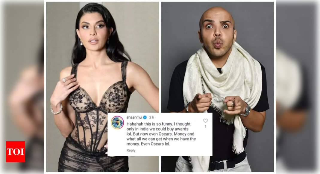 Jacqueline Fernandez’ makeup artist Shaan Muttathil alleges historic ‘Naatu Naatu’ Oscar win was bought: Thought only in India we could buy awards, gets slammed by netizens who call him ‘jealous’ – Times of India ►