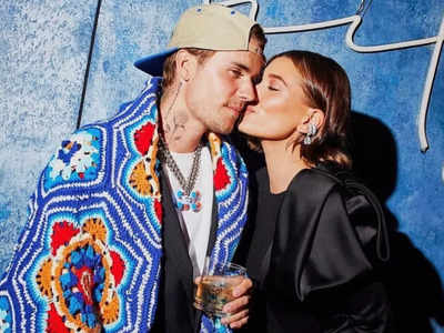 Justin Bieber’s fashion faux pas: Wears a blanket to an Oscars’ after-party with wife Hailey Bieber and then low-rise jeans that almost falls off