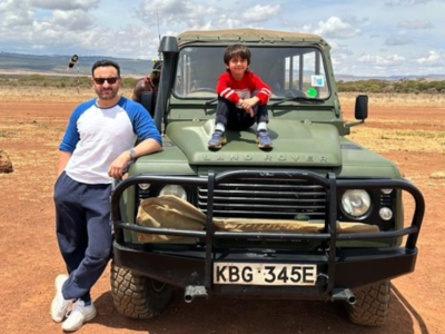 Saif Ali Khan and Taimur's safari pictures from South Africa are high on adventure: Check them out