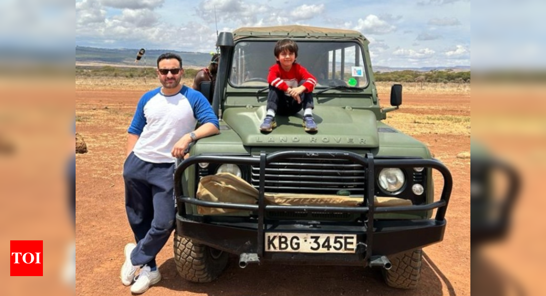 Saif Ali Khan and Taimur’s safari pictures from South Africa are high on adventure: Check them out – Times of India