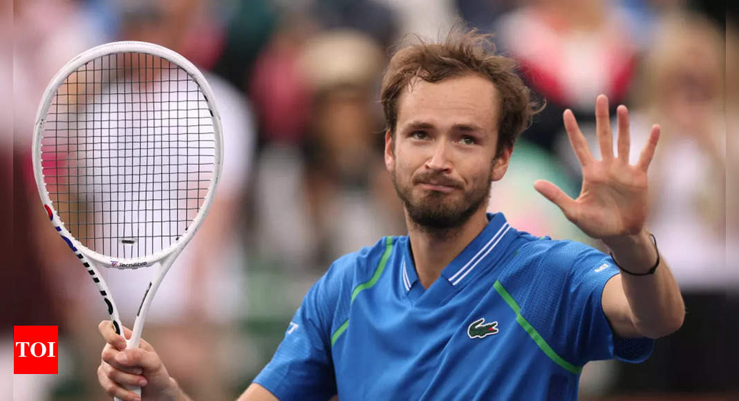 Daniil Medvedev overcomes injury and Alexander Zverev to reach Indian Wells quarters | Tennis News – Times of India