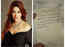 Actress Payal Ghosh shares unfinished suicide note, threatens to expose the names who would be responsible for her death