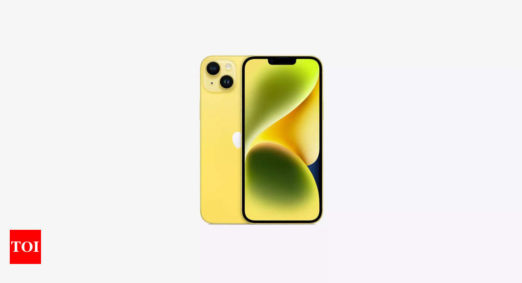 Apple iPhone 14 and iPhone 14 Plus yellow variant goes on sale in India: Price and other details – Times of India