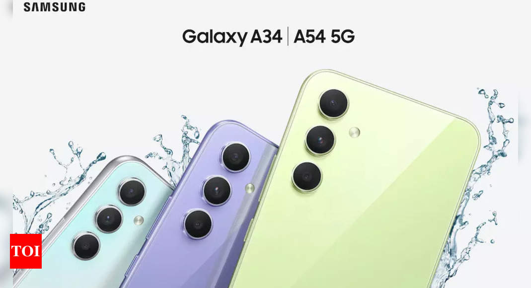 Samsung: Samsung Galaxy A54, Galaxy A34 smartphones with waterproof design launched – Occasions of India