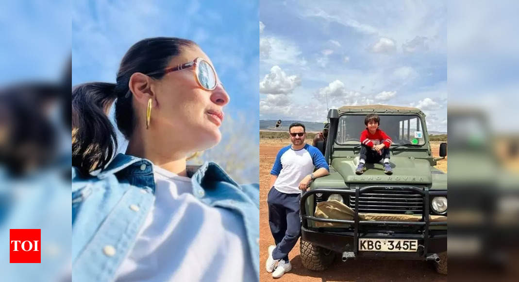 Fans can’t stop gushing over Kareena Kapoor Khan and Saif Ali Khan’s vacation pictures with Taimur and Jeh – Pics inside – Times of India