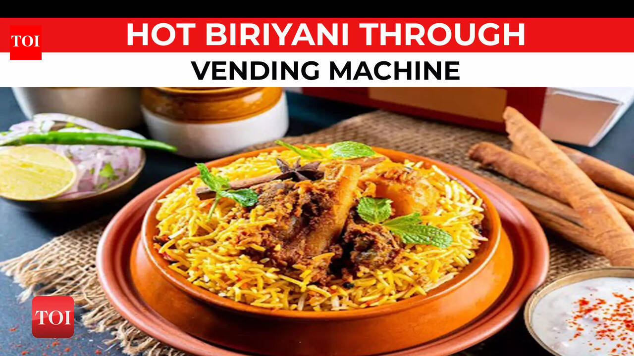 A vending machine for piping hot Biriyani in Chennai