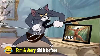 Watch: Hilarious video showing parallels between RRR and Tom & Jerry goes viral