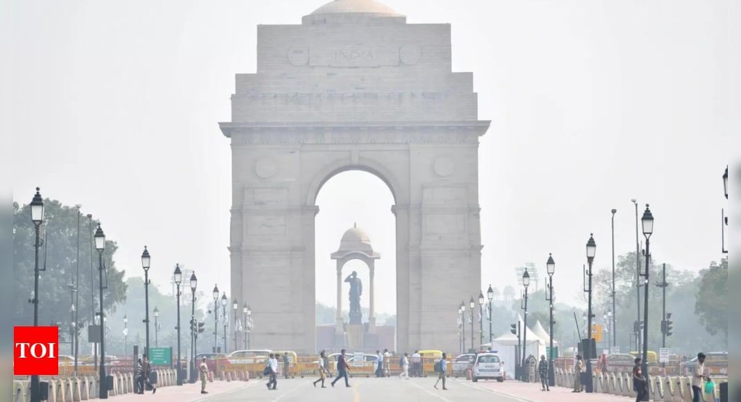 दिल्ली में अधिकतम तापमान 34.3 डिग्री सेल्सियस |  दिल्ली समाचार – टाइम्स ऑफ इंडिया