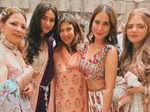 Inside pictures from Ananya Panday's cousin Alanna Panday and Ivor McCray’s haldi ceremony