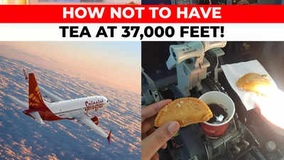 Watch: SpiceJet pilots have tea and gujhiya inside cockpit in unsafe manner, grounded