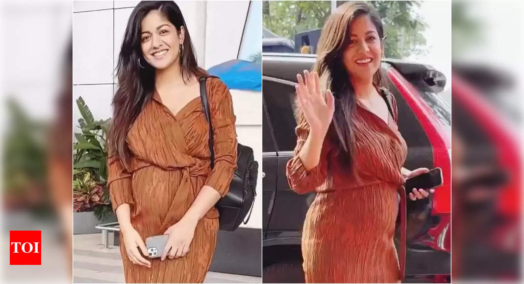 Ishita Dutta and Vatsal Sheth expecting their first child, Drishyam actress flaunts her baby bump at the Mumbai airport | Hindi Movie News – NewsEverything Life Style