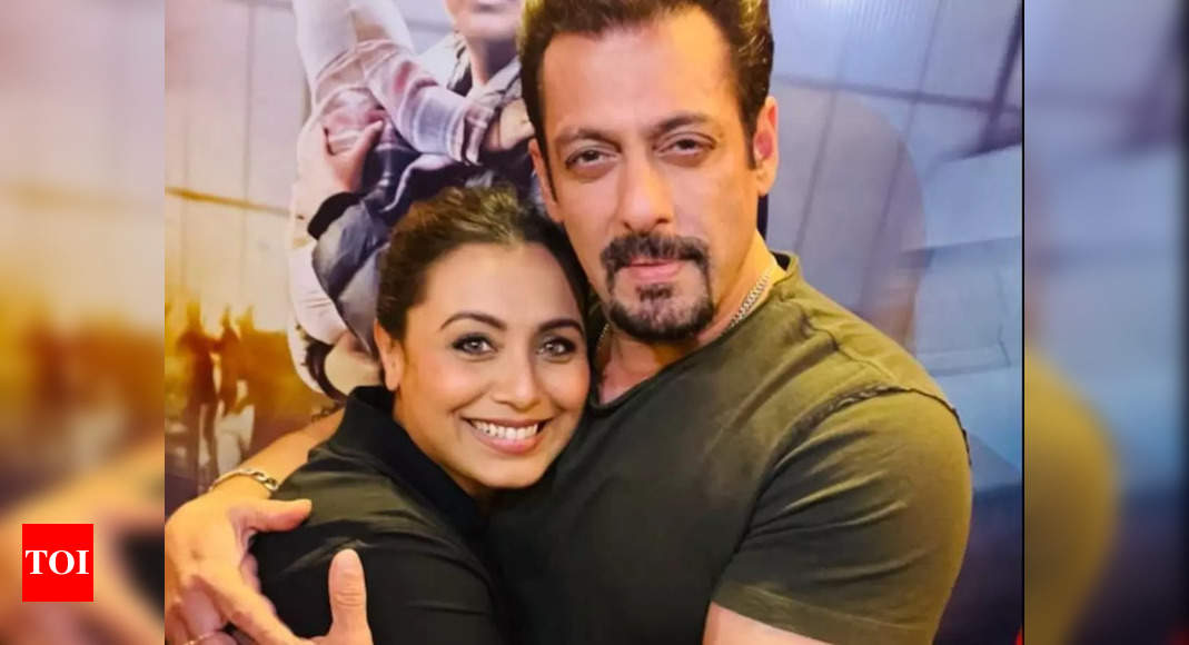 Rani Mukerji and Salman Khan reunite, while the latter sends love for her films ‘Mrs Chatterjee Vs Norway’ – Times of India