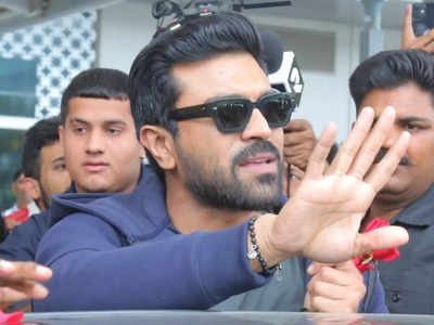 Video: Ram Charan Receives Grand Welcome At Delhi Airport After RRR's ...