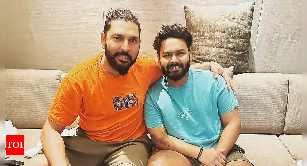 This champion is going to rise again: Yuvraj Singh after meeting Rishabh Pant | Off the field News – Times of India