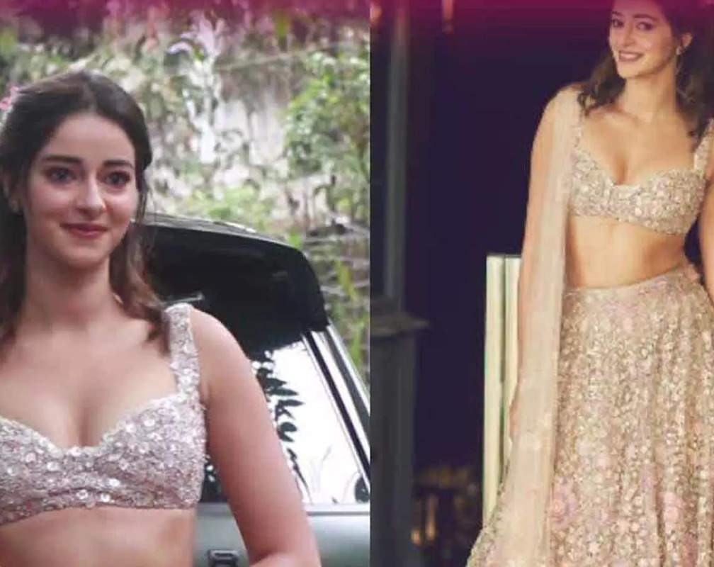 
Ananya Panday shines bright in shimmery lehenga at cousin Alanna Panday's sangeet ceremony
