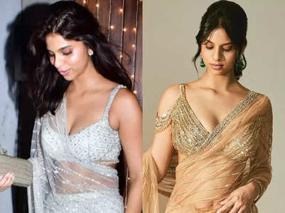 Suhana Khan's love for sheer saris