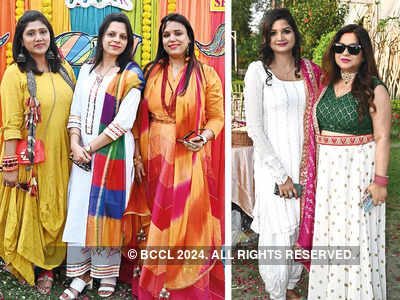 A colourful Holi party for Kanpur ladies