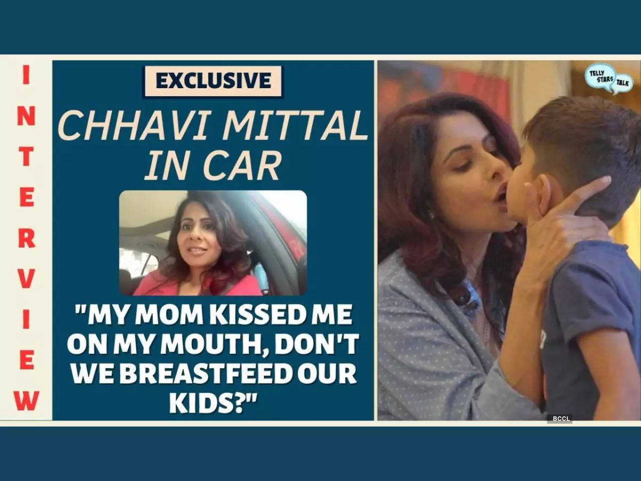 Chhavi Mittal My mom kissed me on my mouth, dont we breastfeed our kids? - Exclusive Telly Stars Talk photo image