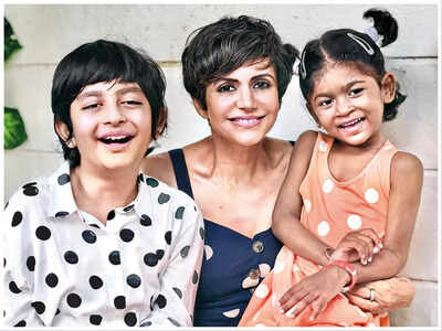 Mandira Bedi: My children are my happy place Hindi Movie News - Times