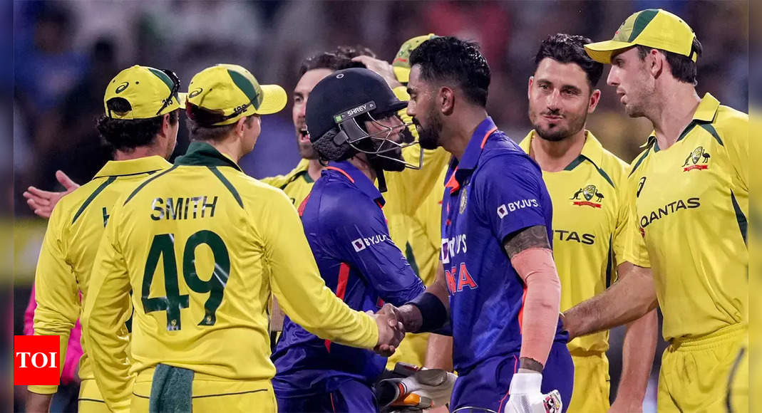 India vs Australia, 1st ODI: KL Rahul, Ravindra Jadeja guide India to nervy win in opener | Cricket News – Times of India