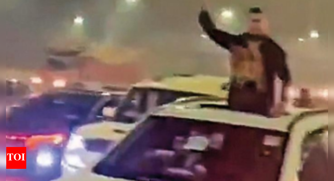 Party on NH-24: YouTuber held in Delhi | Delhi News - Times of India
