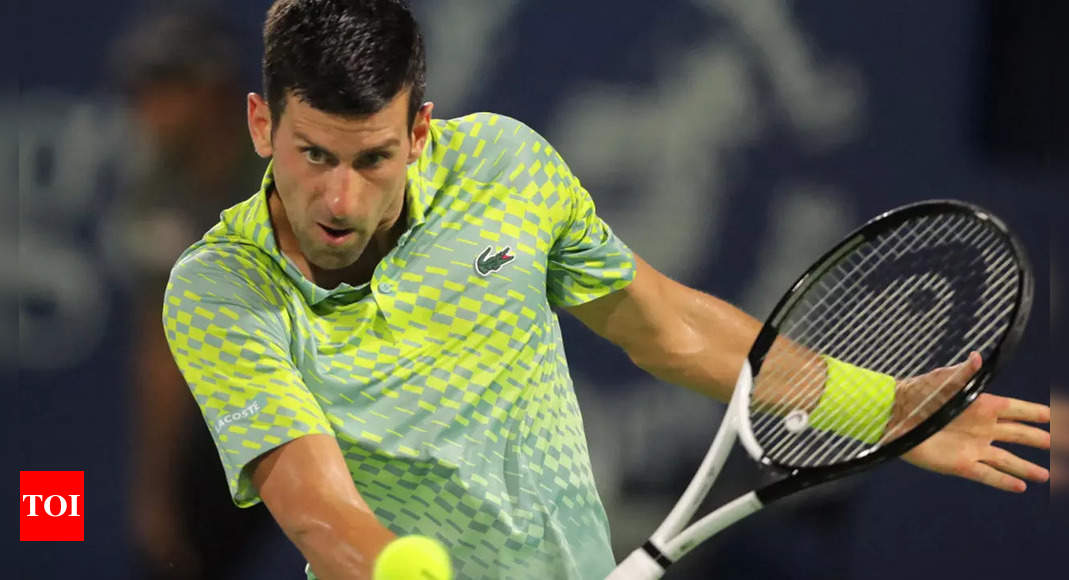 Novak Djokovic to miss Miami Open over vaccine status: Tournament director | Tennis News – Times of India