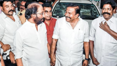 Warring Dmk Leaders Nehru And Tiruchi Siva Patch Up | Trichy News ...